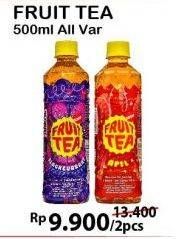 Promo Harga SOSRO Fruit Tea All Variants per 2 botol 500 ml - Alfamart