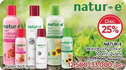 Promo Harga NATUR-E Hand Body Lotion Daily Nourishing 100 ml - Guardian