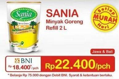 Promo Harga SANIA Minyak Goreng 2 ltr - Indomaret