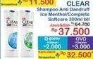 Promo Harga Clear Shampoo Ice Cool Menthol, Complete Soft Care 300 ml - Indomaret