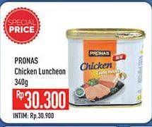 Promo Harga PRONAS Corned Chicken 340 gr - Hypermart