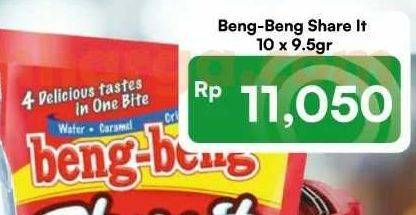 Promo Harga Beng-beng Share It per 10 pcs 9 gr - Carrefour