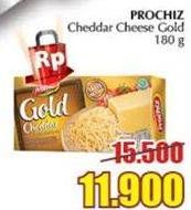Promo Harga PROCHIZ Gold Cheddar 180 gr - Giant