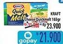 Promo Harga KRAFT Quick Melt 165 gr - Hypermart