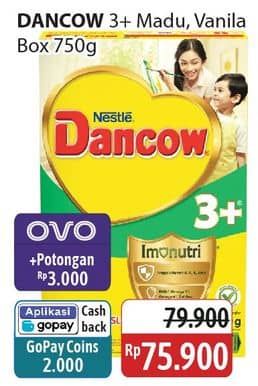 Promo Harga Dancow Nutritods 3+ Madu, Vanila 800 gr - Alfamidi
