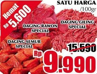 Promo Harga Daging Giling Sapi/Semur/Rawon Special  - Giant