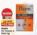 Promo Harga Bigen Hair Coloring Powder Black 6 gr - Alfamart