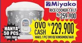 Promo Harga MIYAKO Rice Cooker  - Hypermart