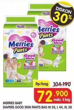 Promo Harga Merries Pants Good Skin M50, L44, XL38  - Superindo