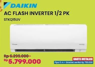 Promo Harga Daikin STKQ15UV | AC 1/2 PK  - COURTS