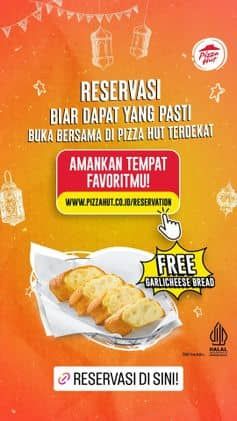 Promo Harga Free Garlicheese Bread  - Pizza Hut