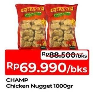 Promo Harga Champ Nugget Chicken Nugget 1000 gr - TIP TOP