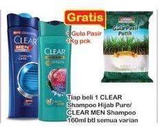 Promo Harga CLEAR Shampoo Hijab Pure/CLEAR Men Shampoo  - Indomaret