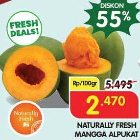 Promo Harga Naturally Fresh Mangga Alpukat per 100 gr - Superindo