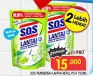 Promo Harga SOS Pembersih Lantai All Variants 750 ml - Superindo