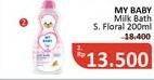 Promo Harga MY BABY Milk Bath Sweet Floral 200 ml - Alfamidi