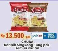 Promo Harga Chuba Cassava Chips All Variants 140 gr - Indomaret
