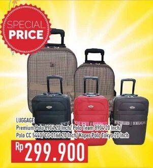 Promo Harga POLO Luggage CC 5440, 8904 20 Inch, CC 0166  - Hypermart