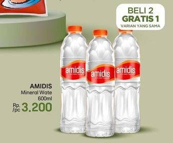 Promo Harga Amidis Air Mineral 600 ml - LotteMart