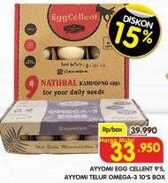 Harga AYYOMI Egg Cellent 9's, AYYOMI Telur Omega-3 10's Box