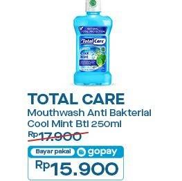 Promo Harga Total Care Mouthwash Cool Mint 250 ml - Indomaret