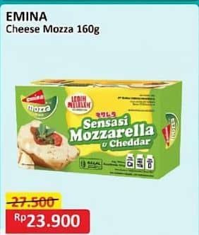 Promo Harga Emina Cheddar Cheese Mozza 165 gr - Alfamart