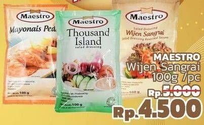 Promo Harga MAESTO Wijen Sangrai 100 gr - LotteMart