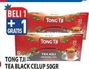 Promo Harga Tong Tji Teh Celup Original Tea Tanpa Amplop per 25 pcs 2 gr - Hypermart