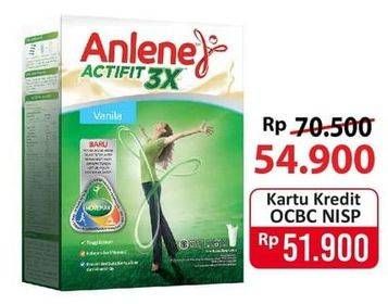 Promo Harga ANLENE Actifit Susu High Calcium Vanila 600 gr - Alfamart