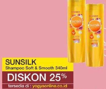 Promo Harga SUNSILK Shampoo Soft Smooth 340 ml - Yogya