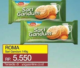 Promo Harga ROMA Sari Gandum 149 gr - Yogya