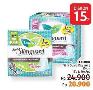 Promo Harga Laurier Super Slimguard Day 25cm 16 pcs - LotteMart