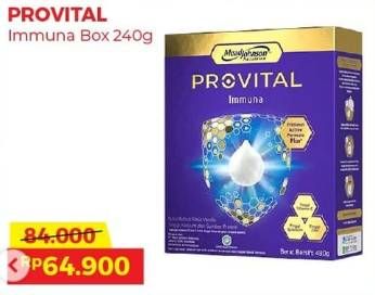 Promo Harga Provital Imuna Susu Dewasa Vanilla 240 gr - Alfamart