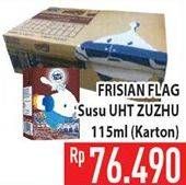 Promo Harga FRISIAN FLAG Susu UHT Milky Zuzhu per 36 pcs 115 ml - Hypermart