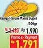 Promo Harga Mangga Harum Manis Super per 100 gr - Hypermart