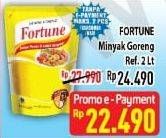 Promo Harga FORTUNE Minyak Goreng 2 ltr - Hypermart