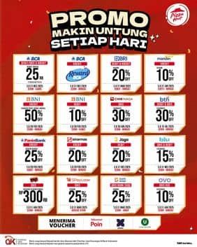 Promo Harga Promo Makin Untung Setiap Hari  - Pizza Hut