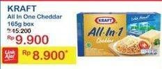 Promo Harga KRAFT All in 1 Cheddar 165 gr - Indomaret