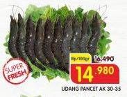 Promo Harga Udang Pancet AK 30-35 per 100 gr - Superindo