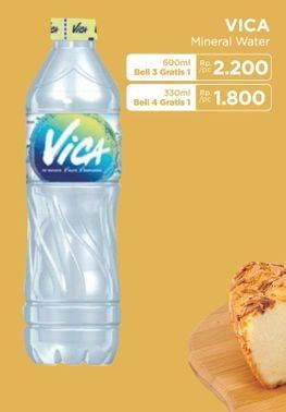 Promo Harga Vica Air Mineral 600 ml - LotteMart