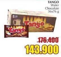Promo Harga TANGO Wafer Chocolate per 36 bungkus 78 gr - Giant