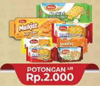 Promo Harga ROMA Malkist All Variants 105 gr - Hypermart