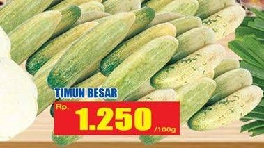 Promo Harga Timun per 100 gr - Hari Hari