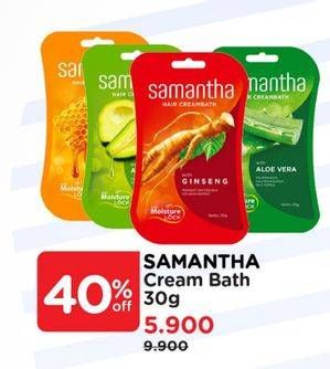 Promo Harga Samantha Hair Creambath 30 gr - Watsons