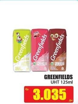 Promo Harga GREENFIELDS UHT 125 ml - Hari Hari