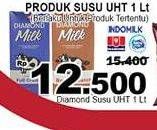 Promo Harga DIAMOND Milk UHT All Variants 1 ltr - Giant