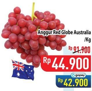 Promo Harga Anggur Red Globe Australia  - Hypermart