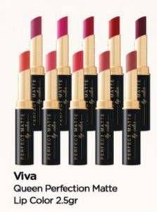 Promo Harga Viva Queen Perfect Matte Lip Color  - TIP TOP