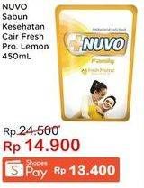 Promo Harga NUVO Body Wash Fresh Protect 450 ml - Indomaret