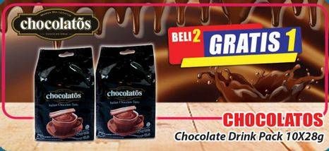 Promo Harga Chocolatos Chocolate Bubuk 10 pcs - Hari Hari
